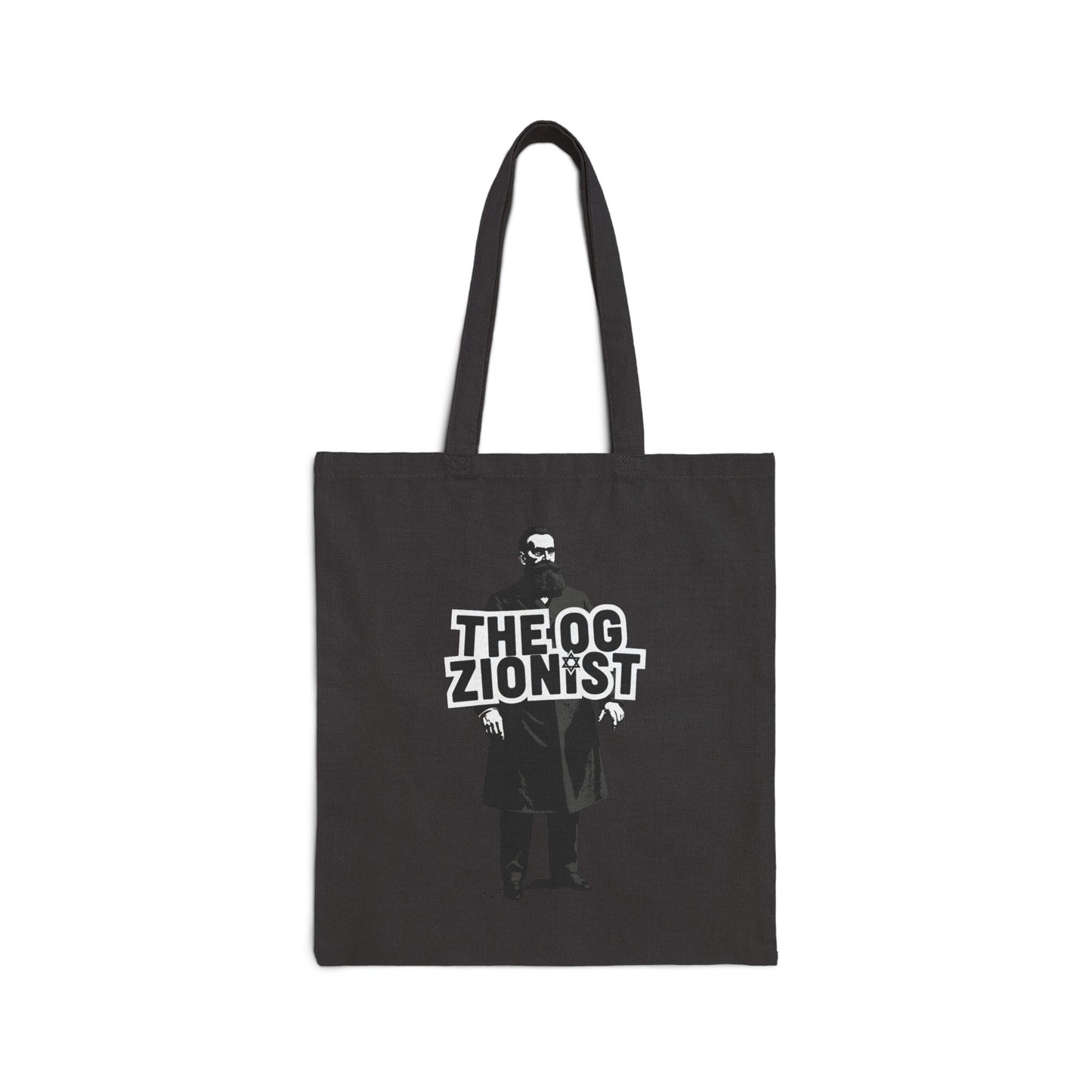 Mr. Herzl × OG Zionist — Double-Sided Canvas Tote