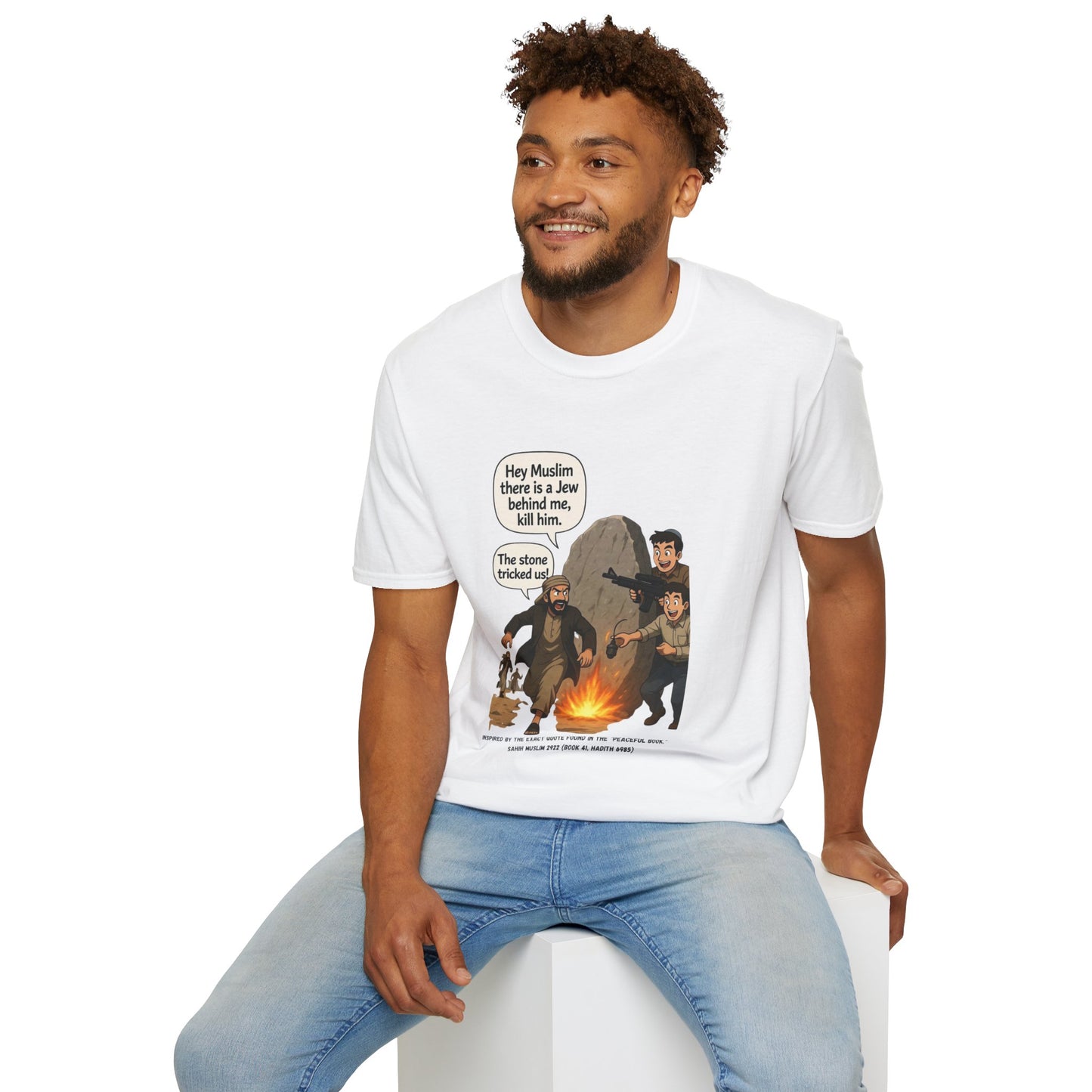 The Tricky Stone- Graphic T-Shirt — Zionism Revival Illustrated Tee
