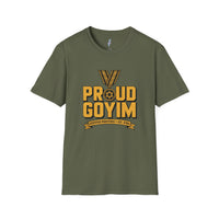 Proud Goyim T-Shirt  -Gold Medal Nations view 4