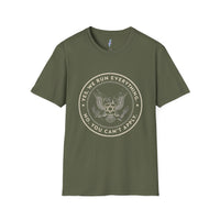 Mossad "Yes We Run Everything, No You Can't Apply" T-Shirt view 4