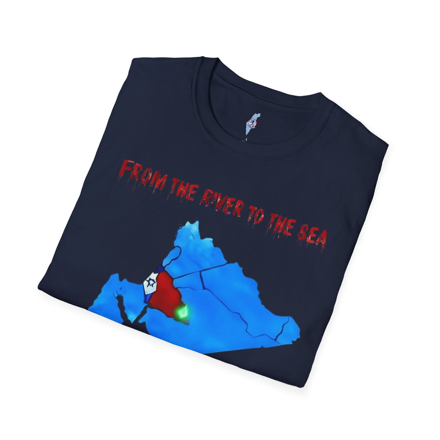 Graphic T-Shirt - "From the River to the Sea" Map Protest Tee