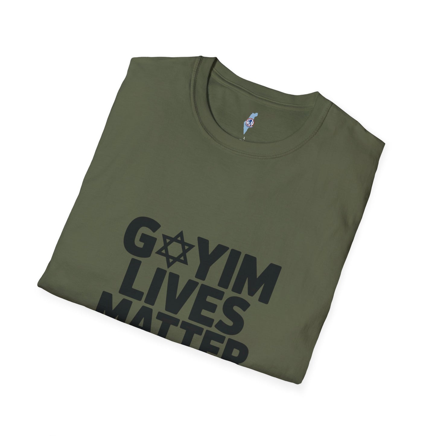 T-Shirt — "GOYIM LIVES MATTER" Statement Tee (Star of David Design)