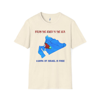 Graphic T-Shirt - "From the River to the Sea" Map Protest Tee