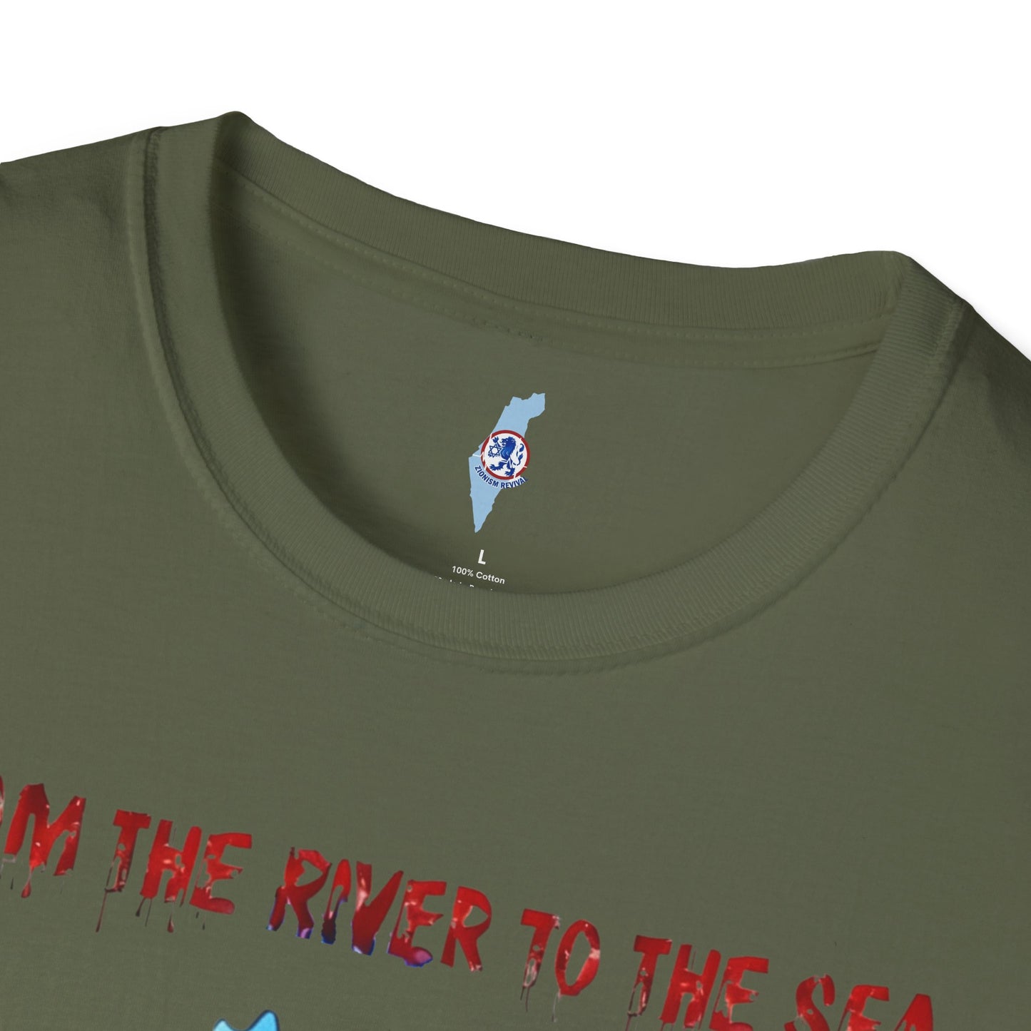 Graphic T-Shirt - "From the River to the Sea" Map Protest Tee