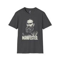 Manifested. - Herzl Portrait T-Shirt view 4