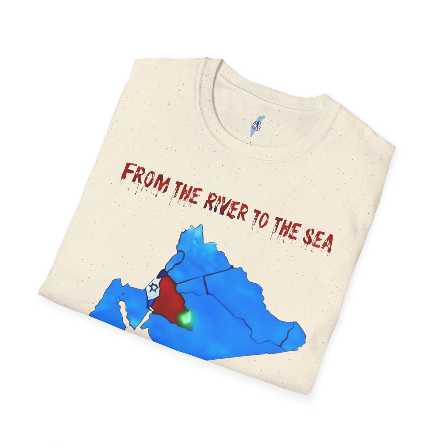 Graphic T-Shirt - "From the River to the Sea" Map Protest Tee