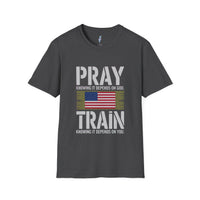 Pray & Train Tee — Faith Meets Effort view 1