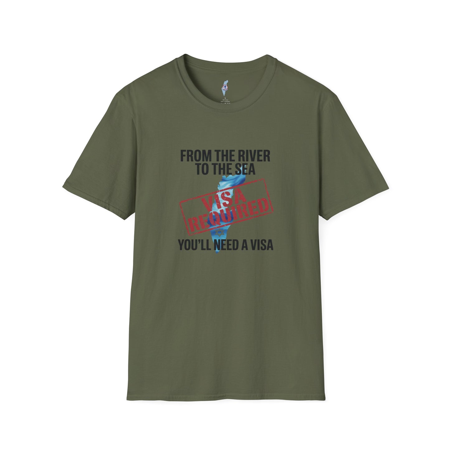From the River to the Sea You'll Need a Visa T-Shirt