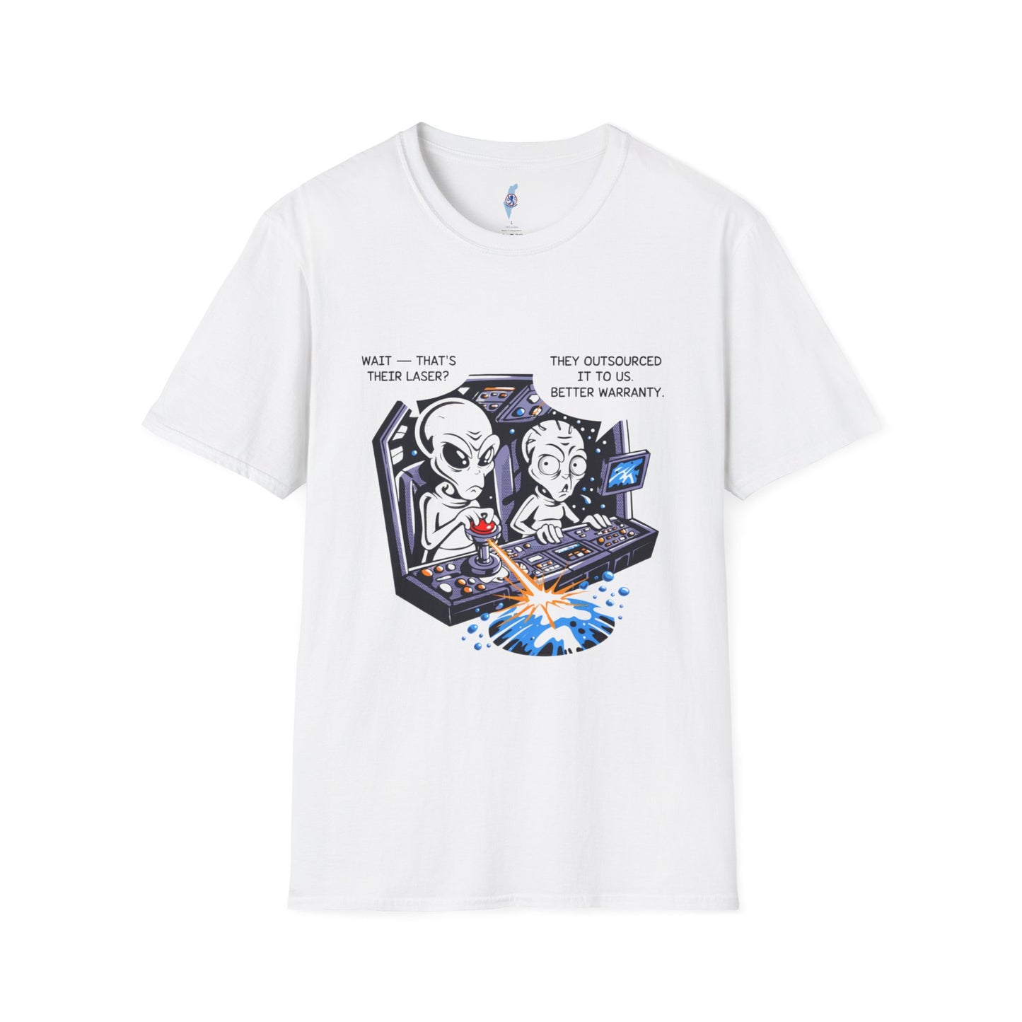 Alien's Tee- "Outsourced Our Laser"