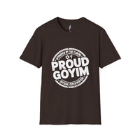 Proud Goyim T-Shirt — Bold Vintage Stamp Design view 2