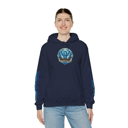 Lion of Zion Revival Hoodie — 'Revival' Lion Emblem White Pullover