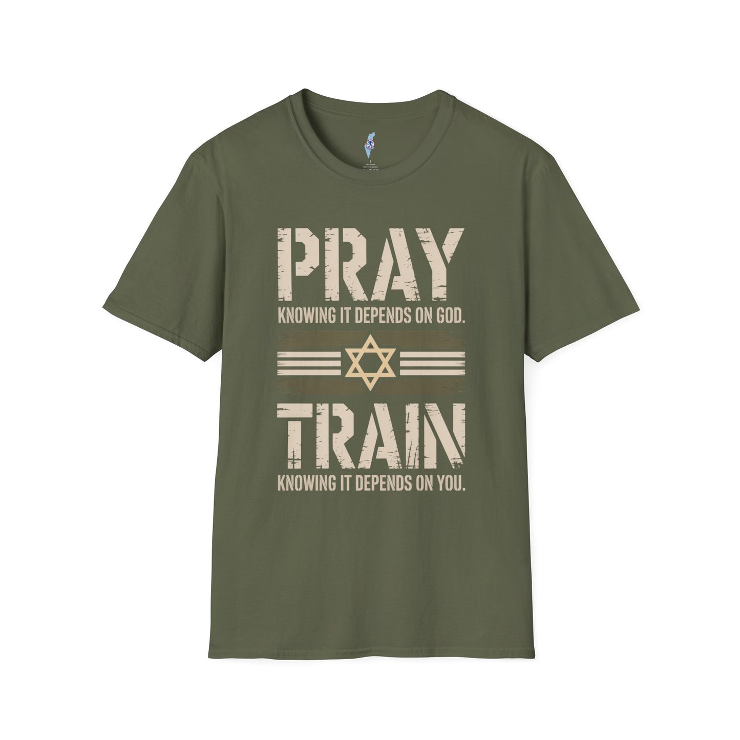 Pray & Train Tee — Star of David Edition