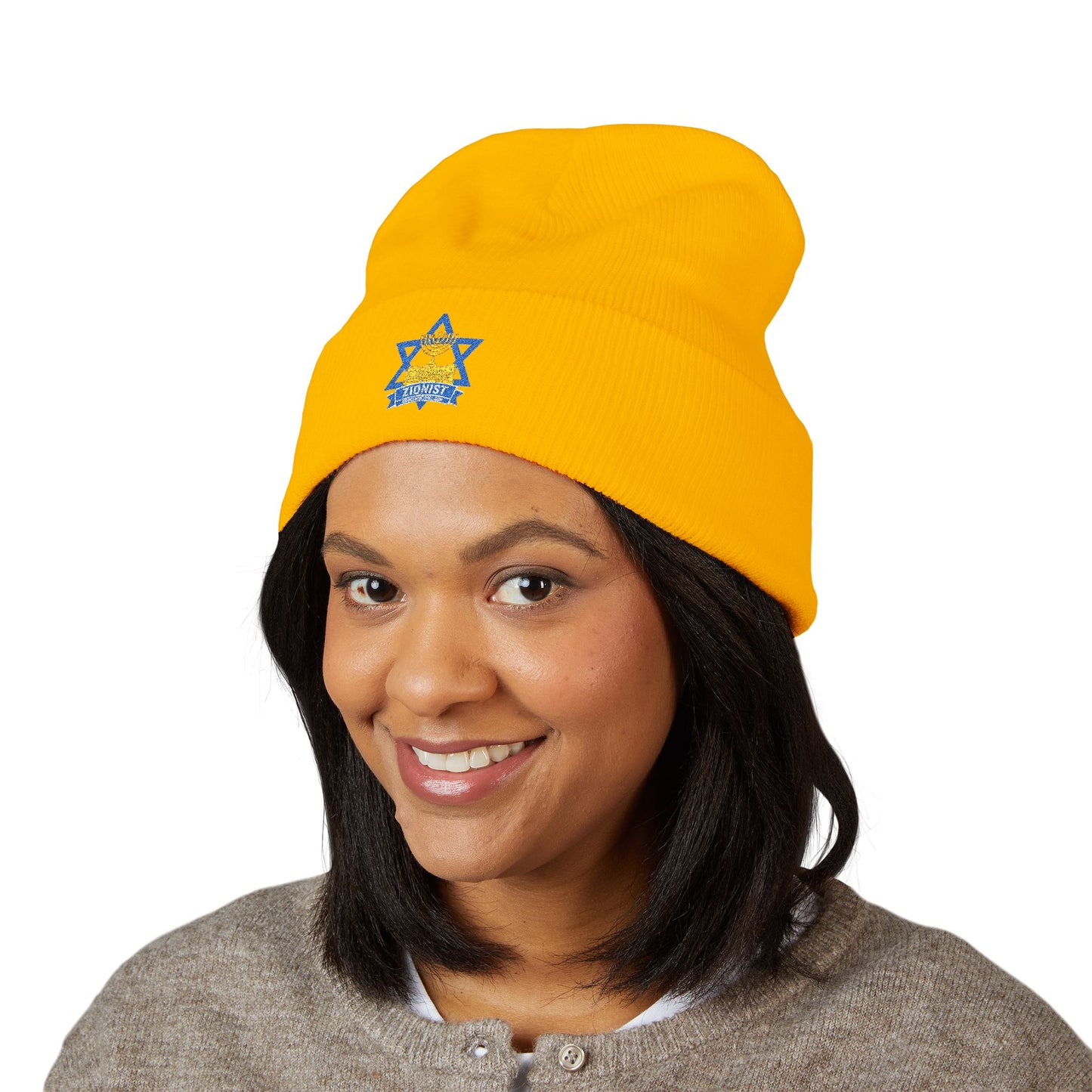 Star of David Cuffed Beanie