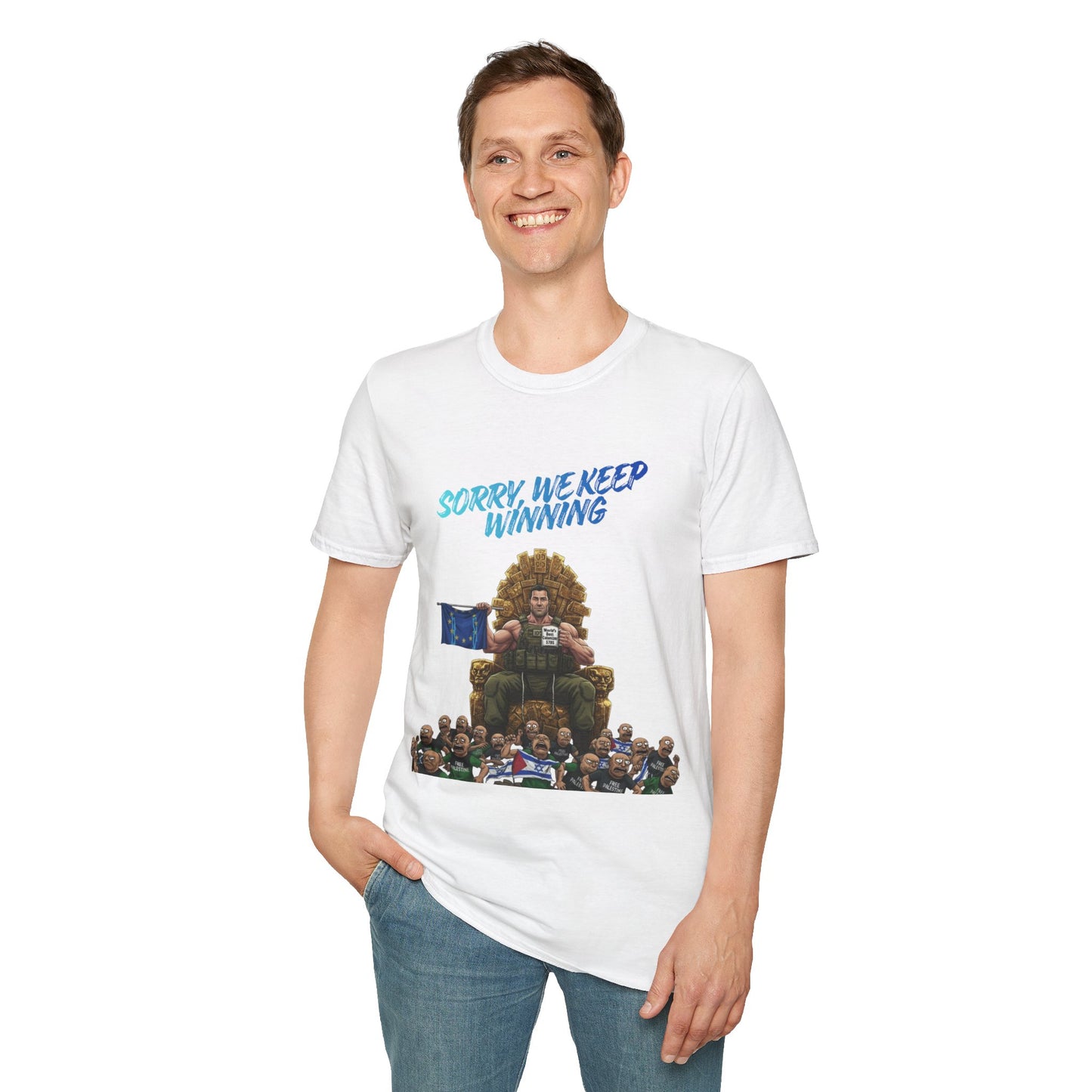 Sorry We Keep Winning T-Shirt — Sports Fan Funny Team Victory Tee