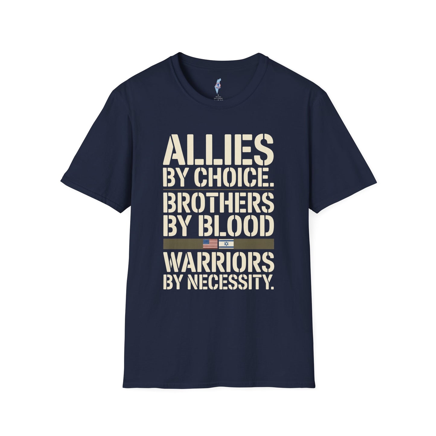 Allies by Choice, Brothers by Blood — Warrior Pride Tee