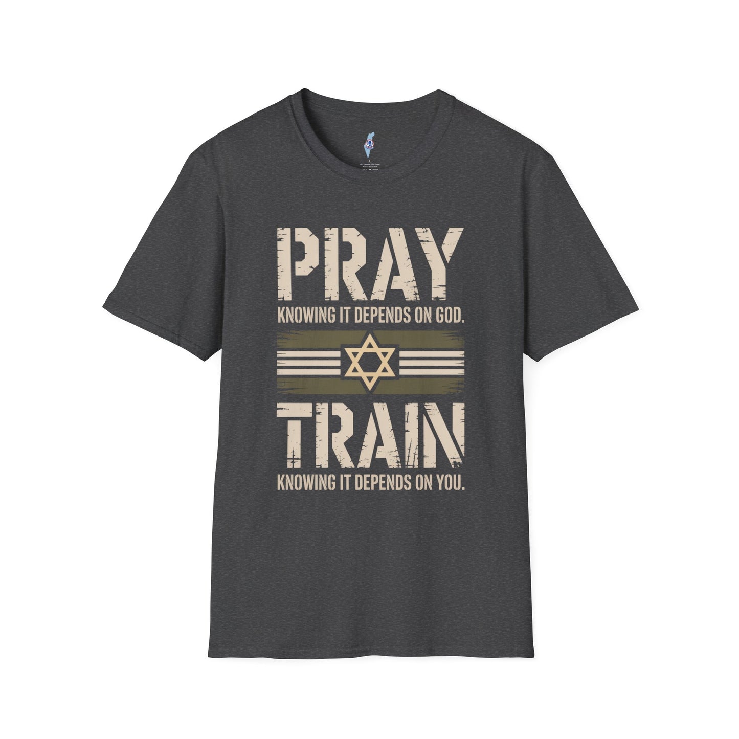 Pray & Train Tee — Star of David Edition
