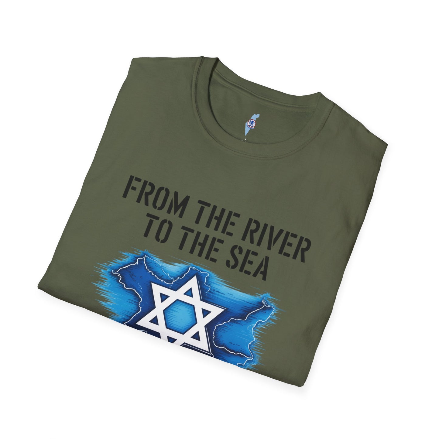 River to the Sea Israel Version Tee