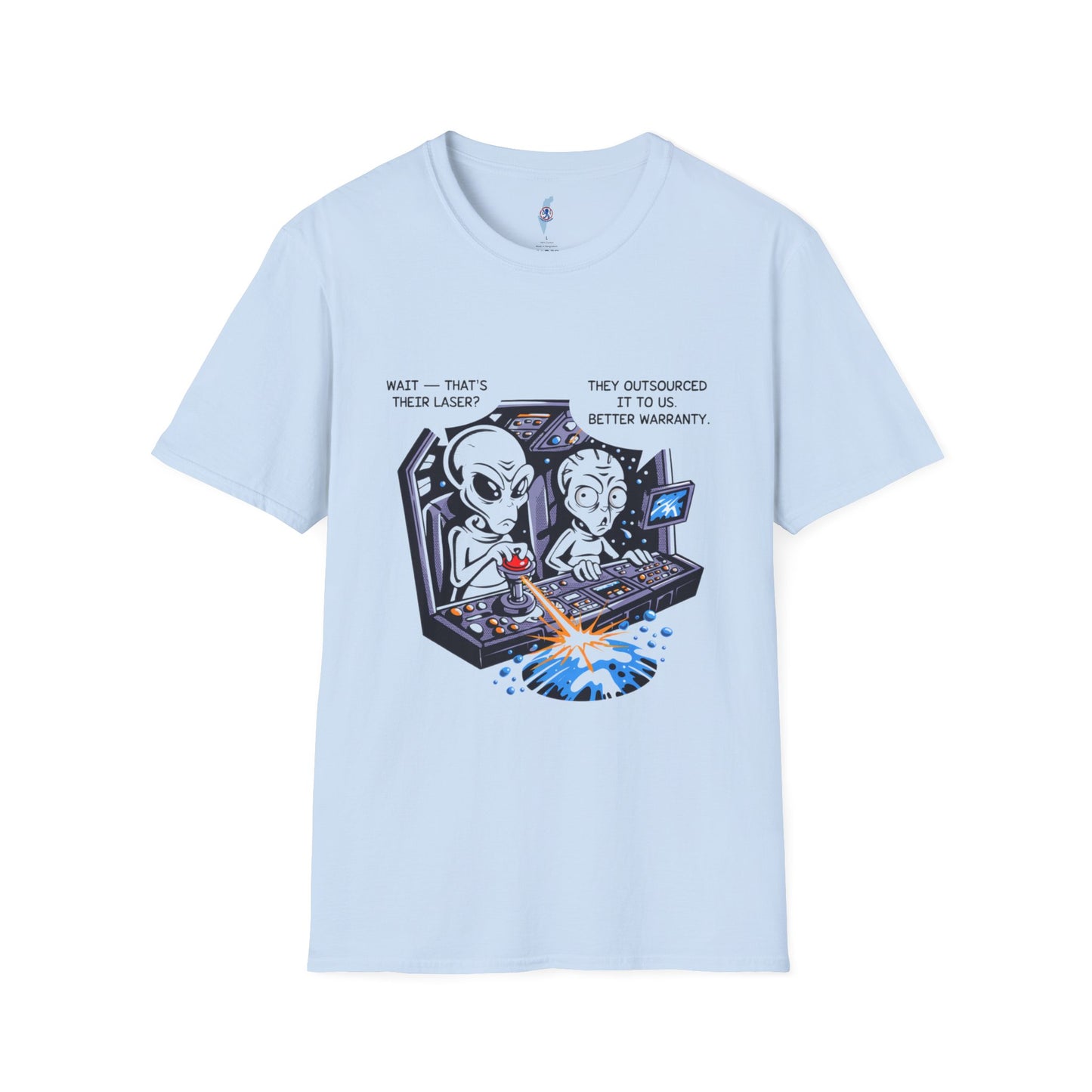 Alien's Tee- "Outsourced Our Laser"