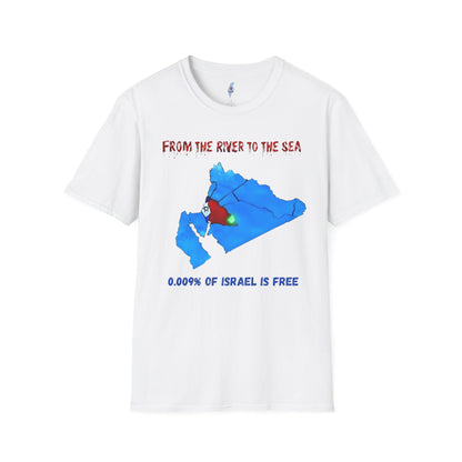 Graphic T-Shirt - "From the River to the Sea" Map Protest Tee