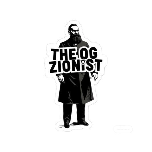 The OG Zionist — Theodor Herzl Sticker (V1 — Original Edition)