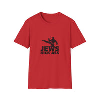 "Jews Kick Ass" Bold Tee view 5