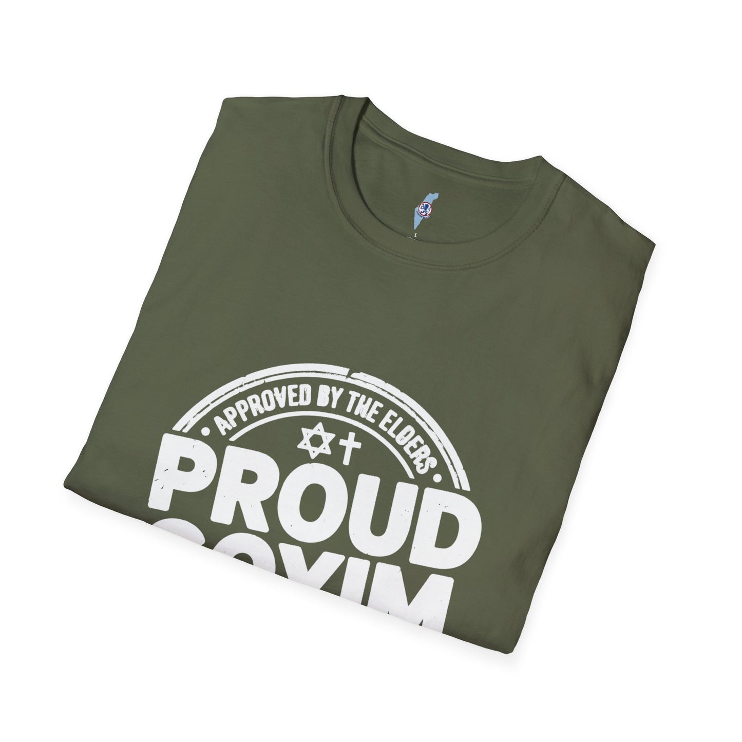 Proud Goyim T-Shirt — Bold Vintage Stamp Design