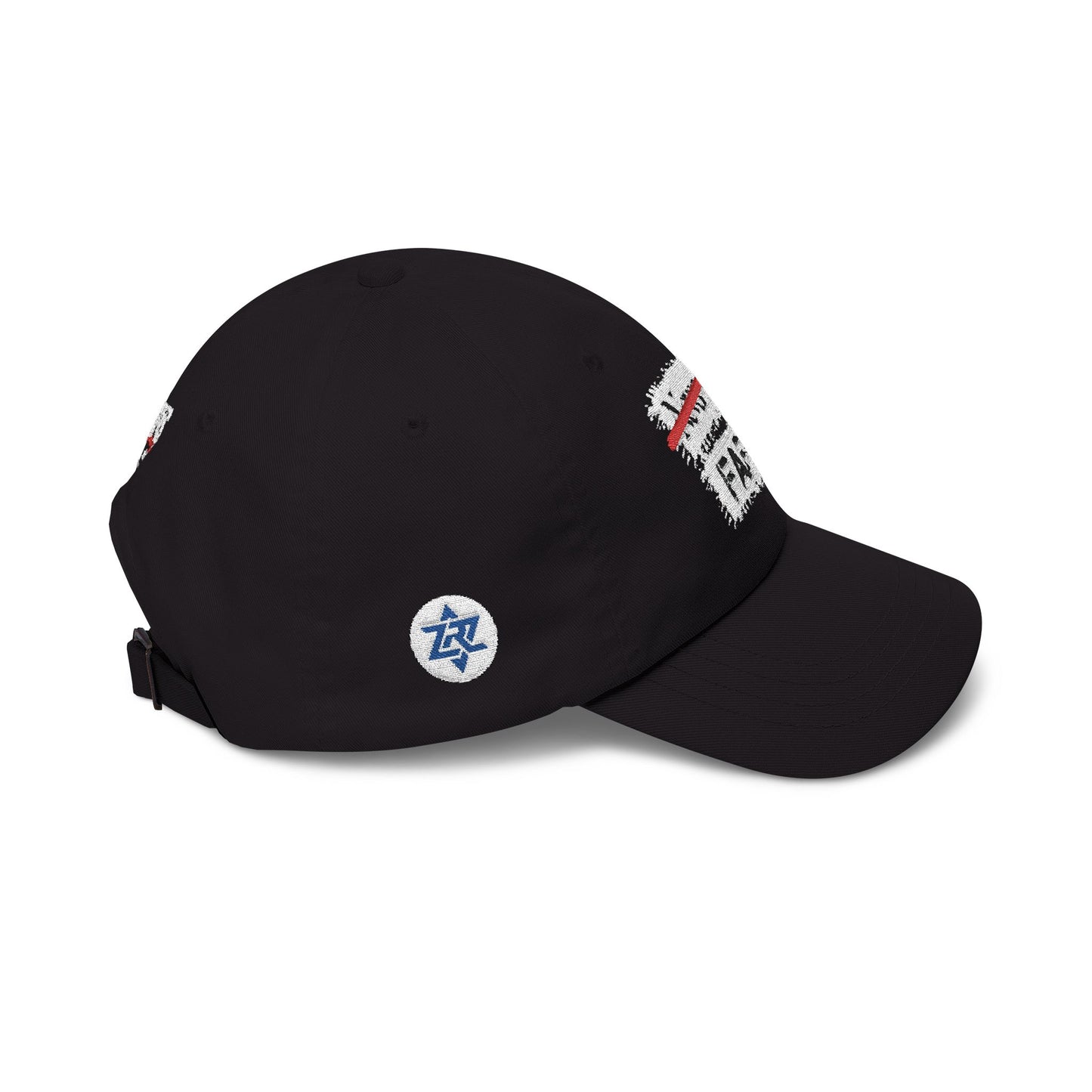 FAFO Dad Cap — "Never Again" Strikethrough