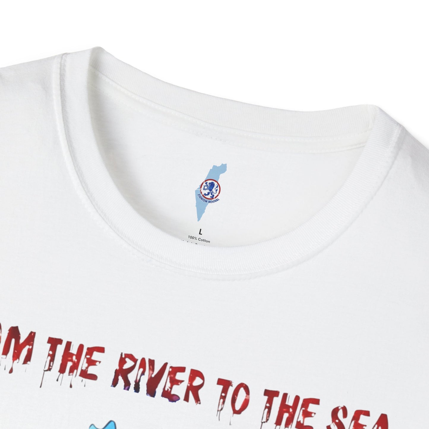 Graphic T-Shirt - "From the River to the Sea" Map Protest Tee