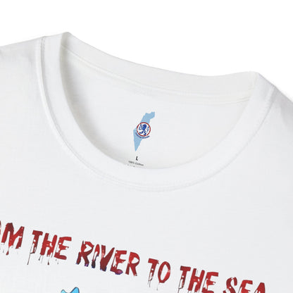 Graphic T-Shirt - "From the River to the Sea" Map Protest Tee