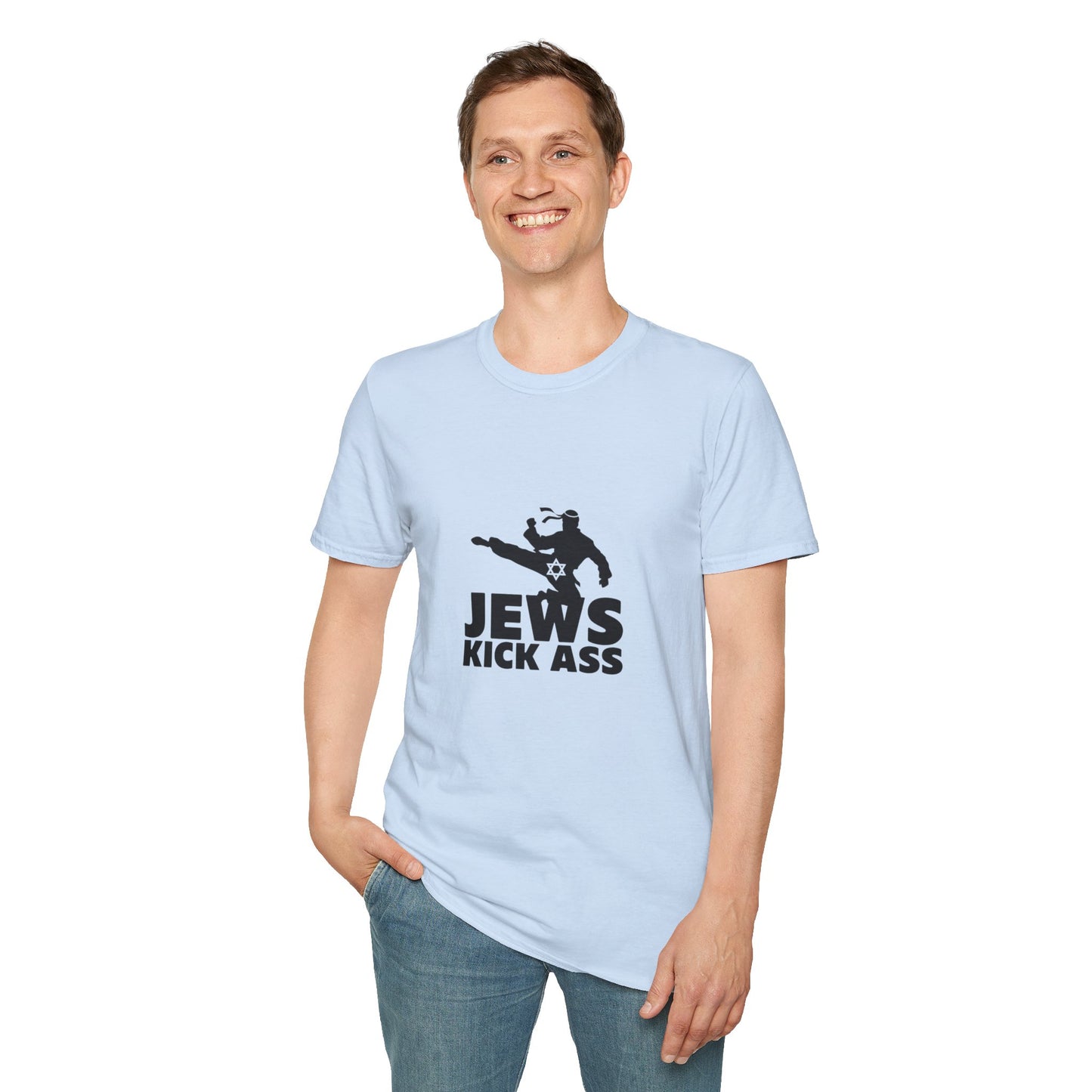 "Jews Kick Ass" Bold Tee