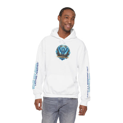 Lion of Zion Revival Hoodie — 'Revival' Lion Emblem White Pullover