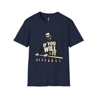 If You Will It — Herzl Quote Tee (Variant Edition) view 5