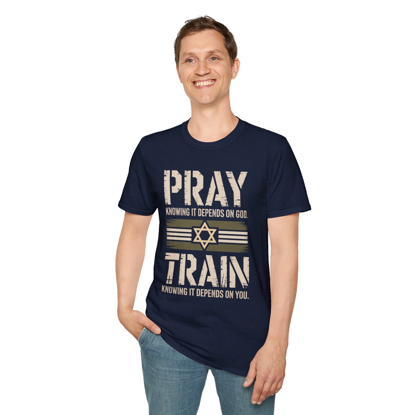 Pray & Train Tee — Star of David Edition