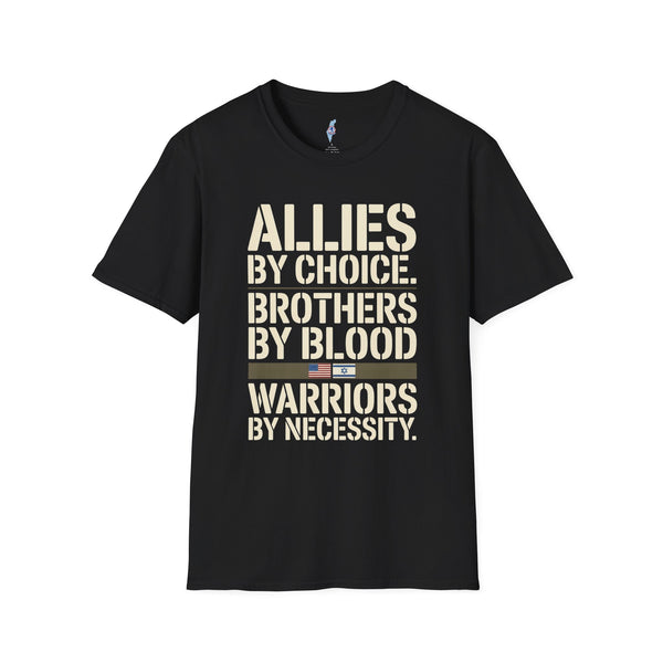 Allies by Choice, Brothers by Blood — Warrior Pride Tee