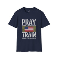 Pray & Train Tee — Faith Meets Effort view 4