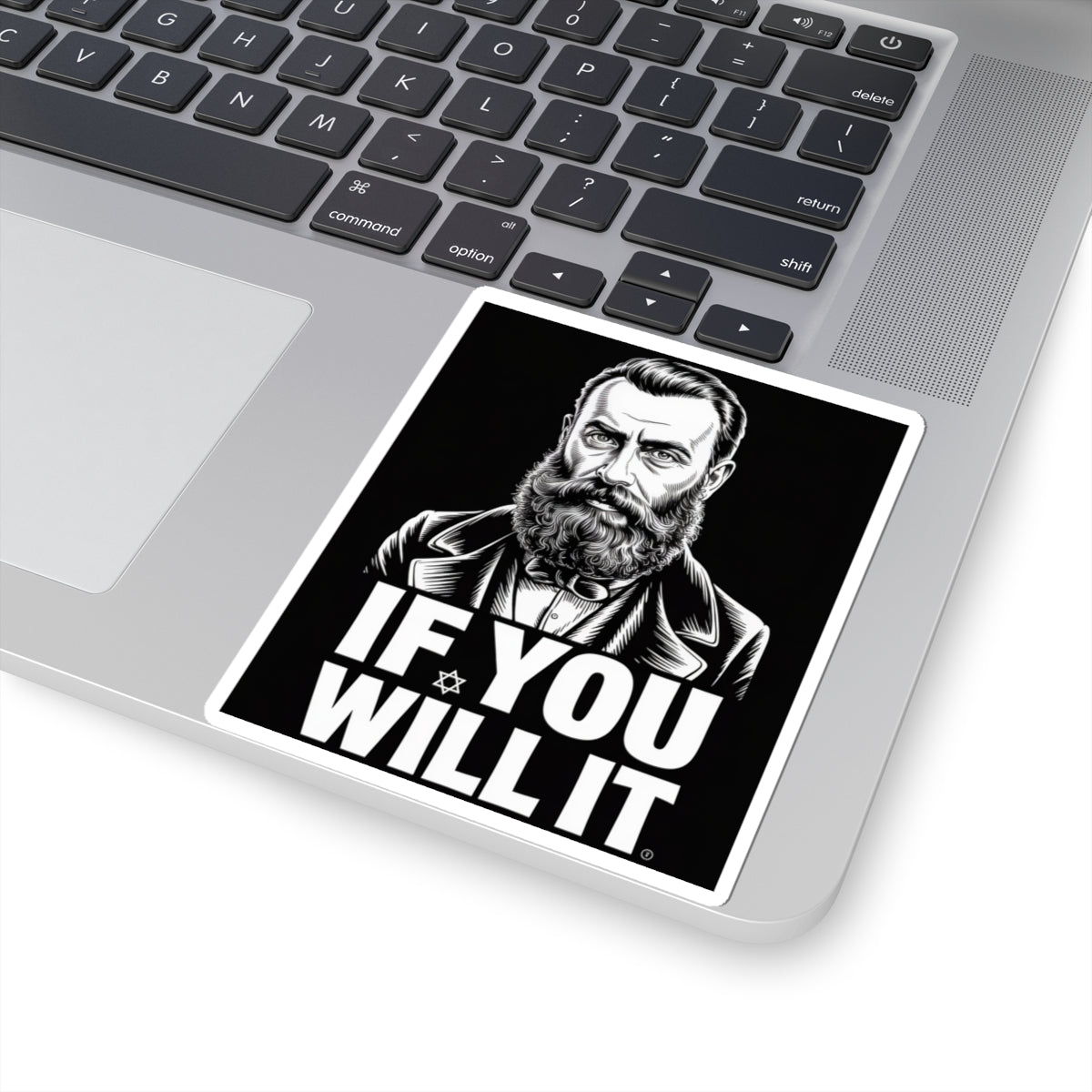If You Will It — Herzl Quote Sticker (V1 — Original Edition)