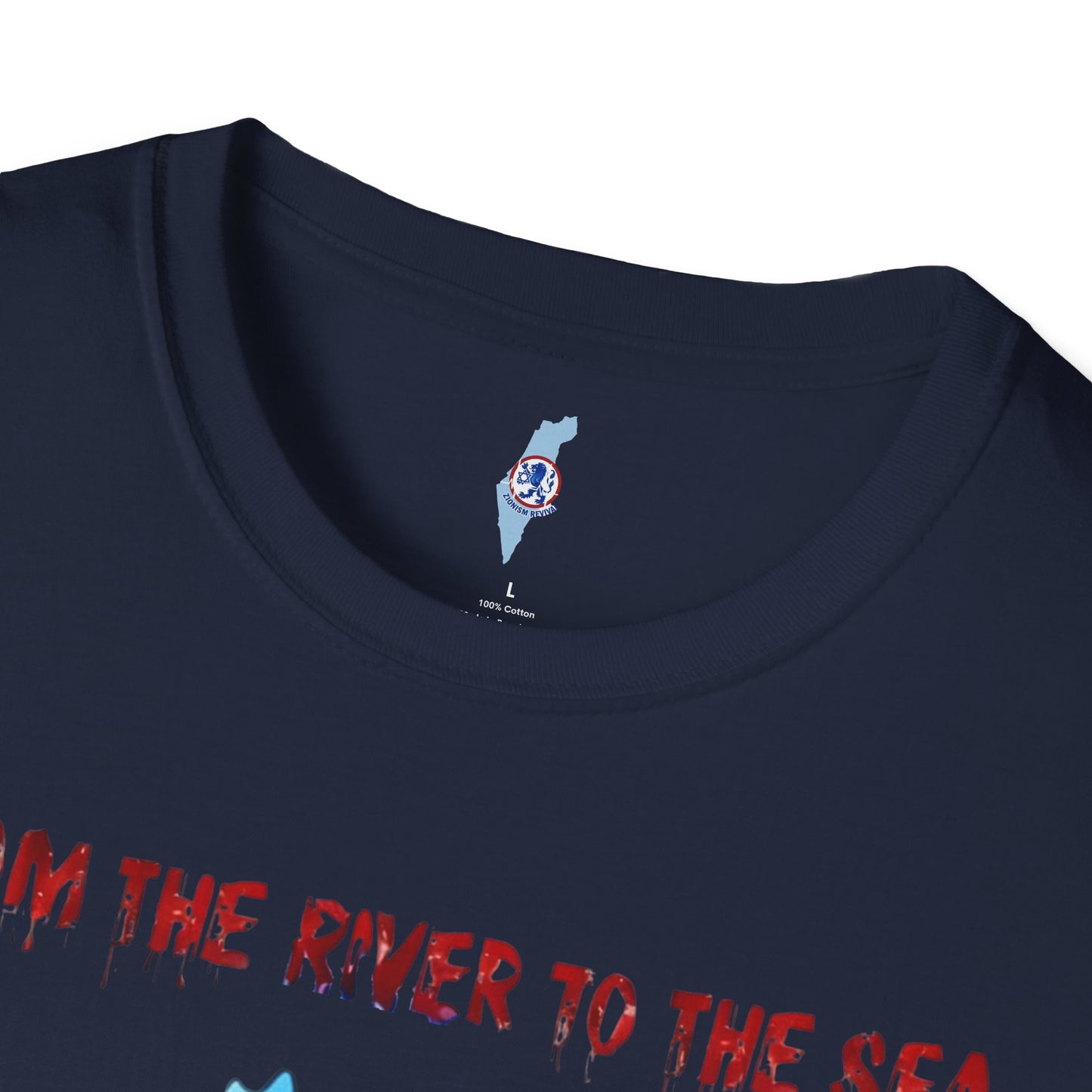 Graphic T-Shirt - "From the River to the Sea" Map Protest Tee