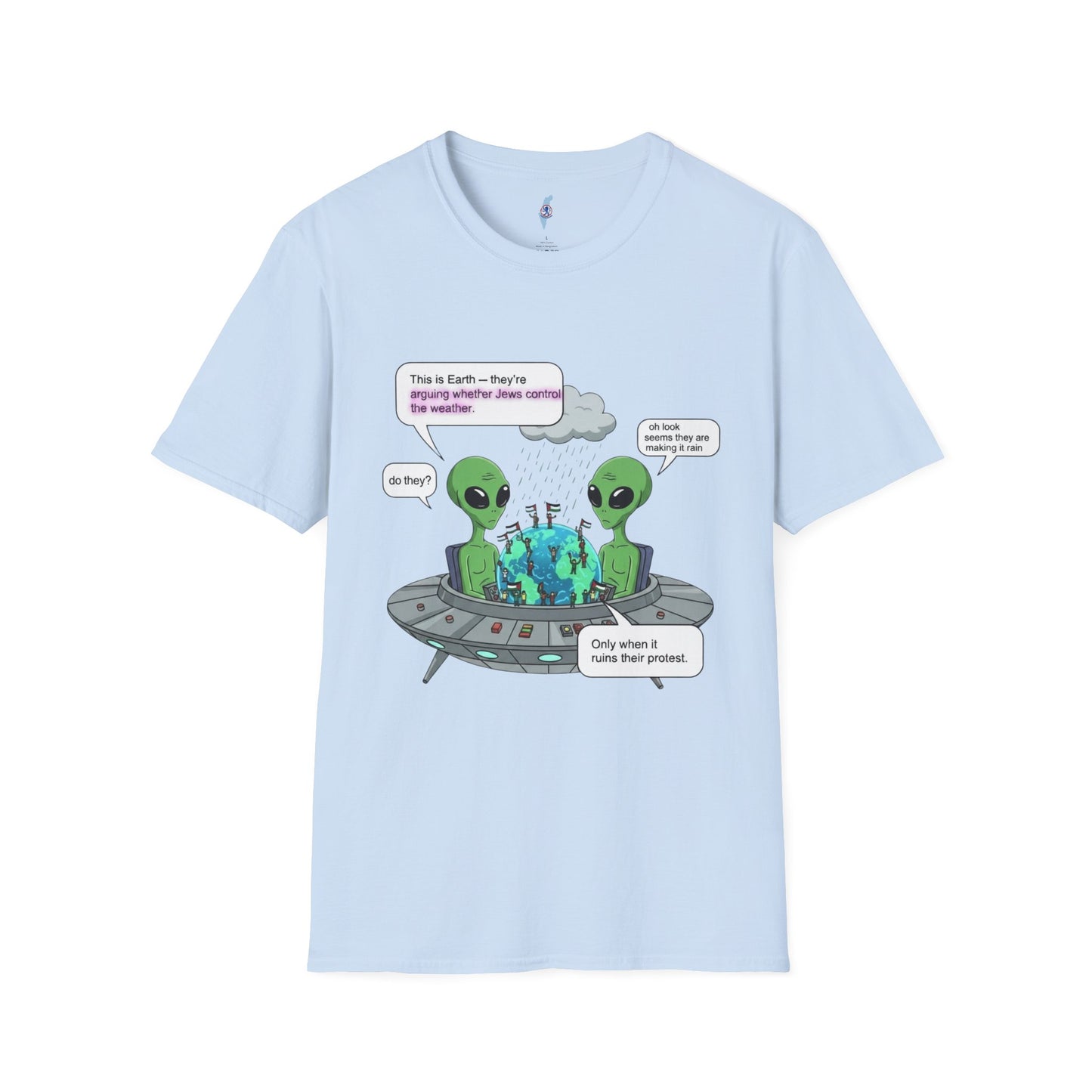 Aliens:  "Jews Control the Weather? - Only When During Protests"