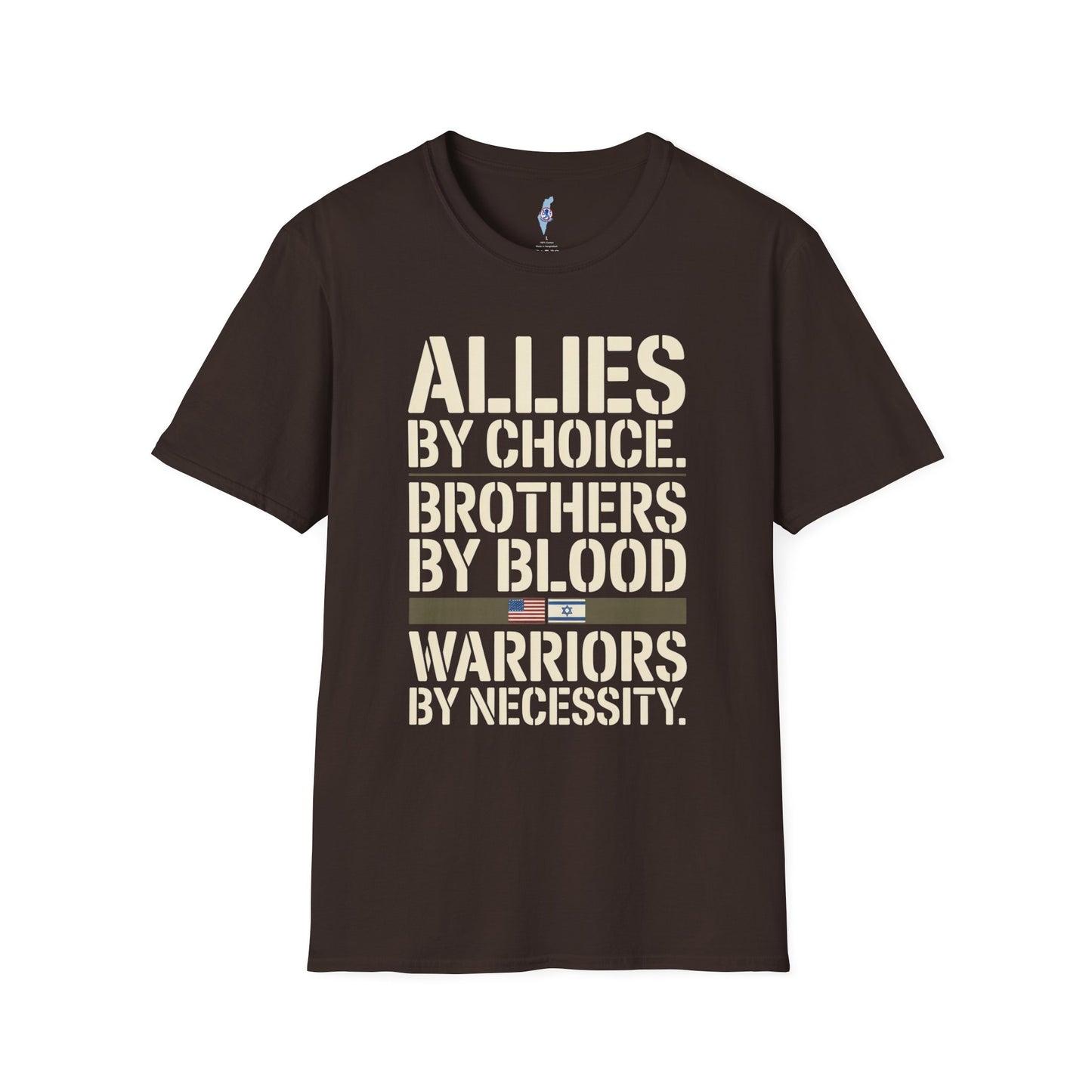 Allies by Choice, Brothers by Blood — Warrior Pride Tee