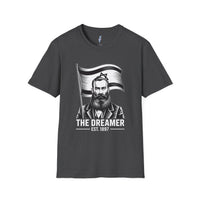 The Dreamer - Herzl Portrait & Flag T-Shirt view 4