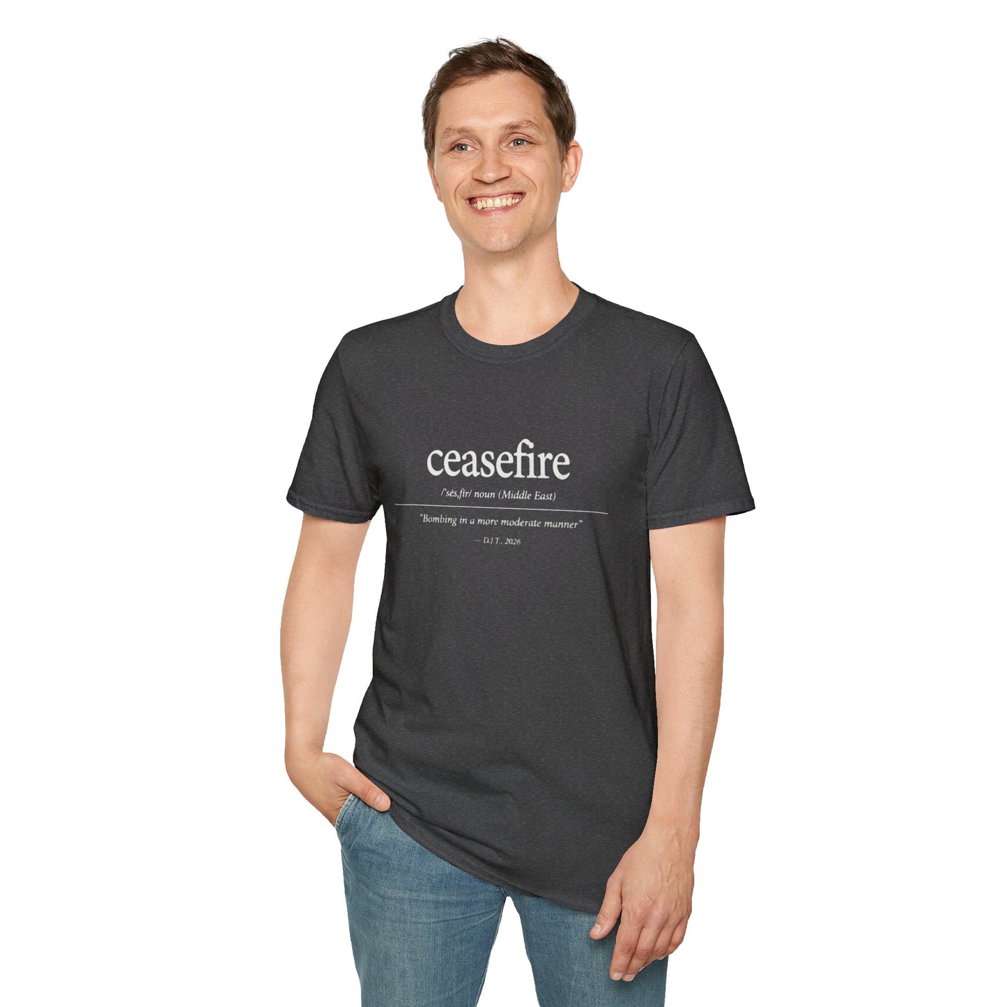 Ceasefire Definition T-Shirt — Middle East Peace Quote Tee