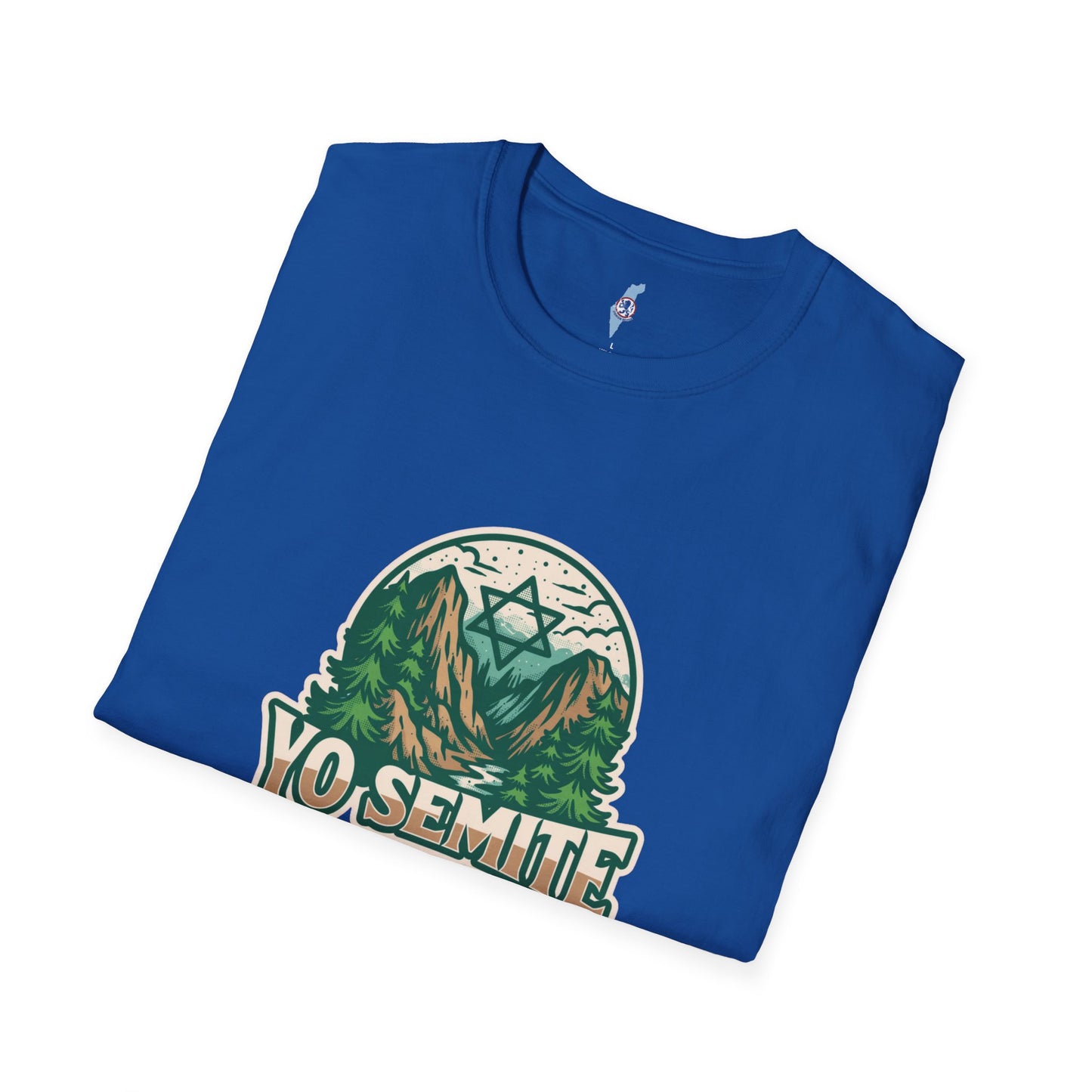 Yosemite Vintage Nature T-Shirt — Scenic Mountain & Forest Graphic ("YO SEMITE" Est. 5784)