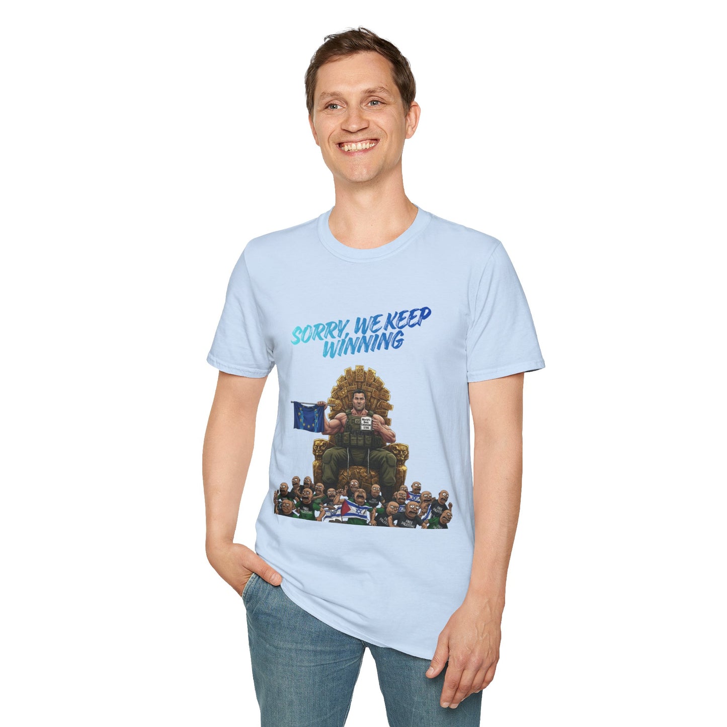 Sorry We Keep Winning T-Shirt — Sports Fan Funny Team Victory Tee