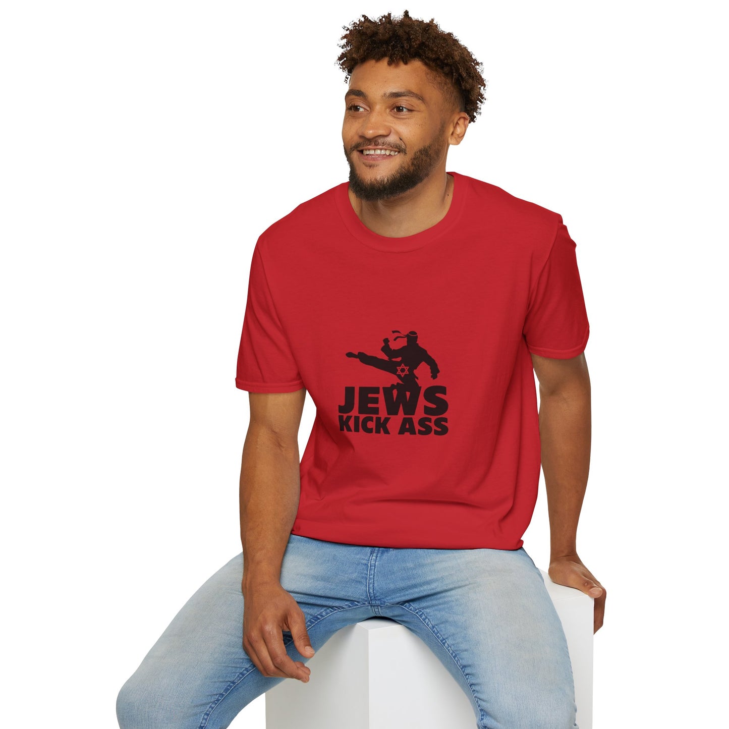 "Jews Kick Ass" Bold Tee