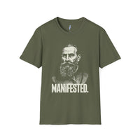 Manifested. - Herzl Portrait T-Shirt view 3