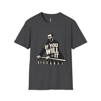 If You Will It — Herzl Quote Tee (Variant Edition) view 3