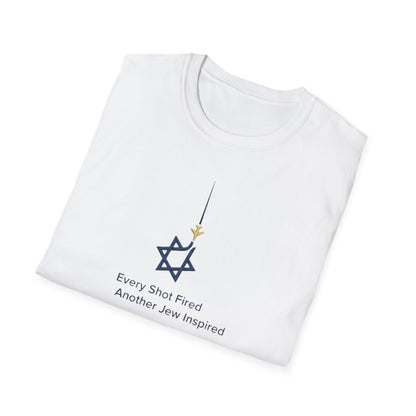 "Every Shot Fired-Another Jew Inspired" - Minimalist