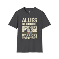Allies by Choice, Brothers by Blood — Warrior Pride Tee view 4