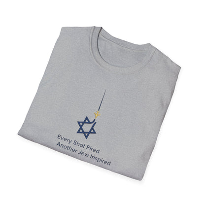 "Every Shot Fired-Another Jew Inspired" - Minimalist