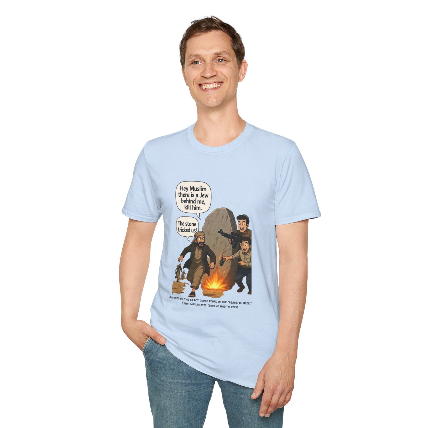 The Tricky Stone- Graphic T-Shirt — Zionism Revival Illustrated Tee